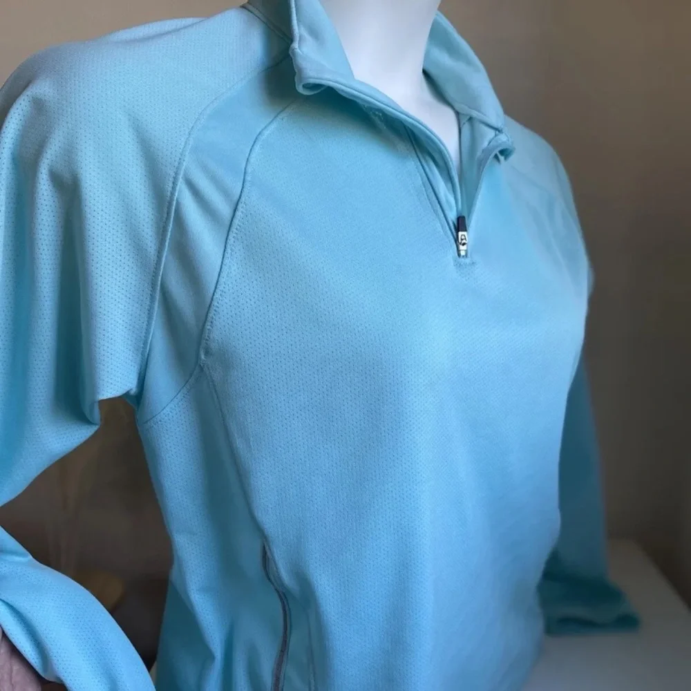 Champion baby blue size m long sleeve active pullover M